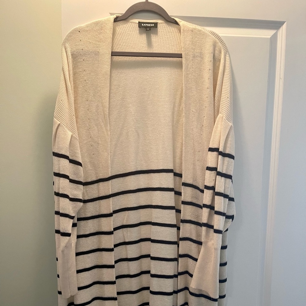 Womens Express sweater cardigan